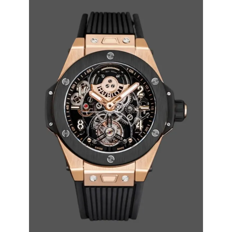 Hublot Big Bang Tourbillon Skeleton 429.OQ.0180.RX Replica - Fabric Strap