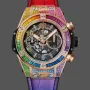Hublot Rainbow Chronograph 411.OX.9910.LR.0999 Replica - Diamond Bezel