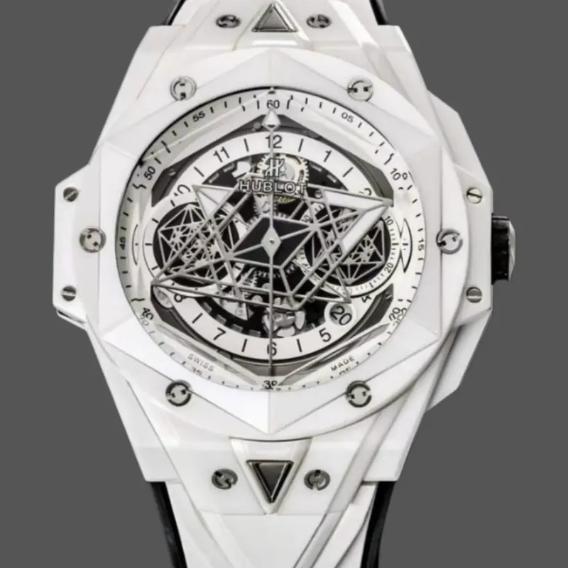 Hublot Big Bang Sang Bleu 418.HX.2001.RX.MXM21 Replica - White Dial Ceramic