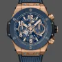 Hublot Big Bang Unico King Gold Blue Ceramic 421.OL.5180.RX Replica - Blue Dial