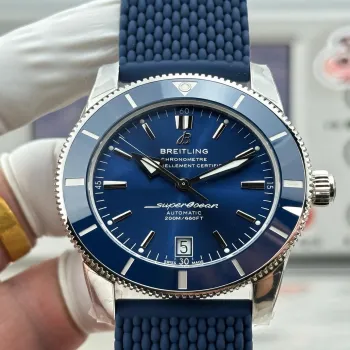 Breitling ocean Heritage AB2020161C1S1 Replica - Blue Dial Rubber Strap