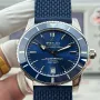 Breitling ocean Heritage AB2020161C1S1 Replica - Blue Dial Rubber Strap
