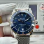 Breitling ocean Heritage UB2010161C1A1 Replica - Blue Dial Milanese Mesh