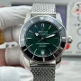 Breitling ocean Heritage AB2010121L1A1 Replica - Green Dial Milanese Mesh