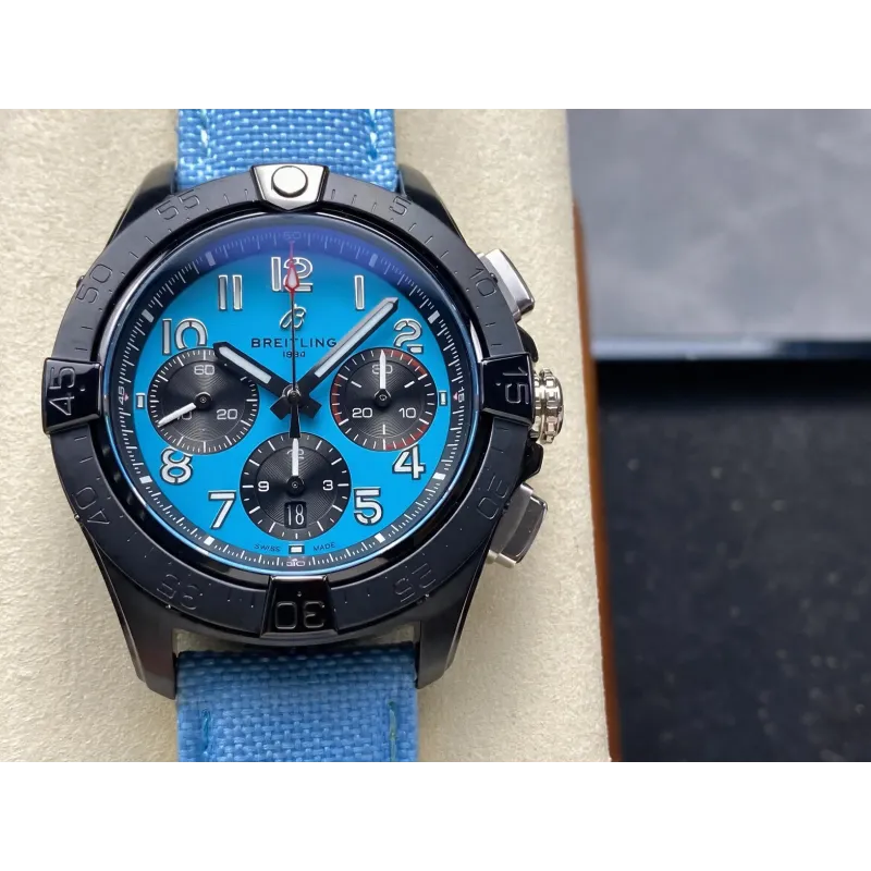 Breitling Avenger Chronograph SB0146101L1X1 Replica - Blue Dial Stainless Steel