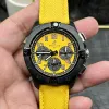 Breitling Avenger SB0147101I1X1 Replica - Yellow Dial Fluted Bezel