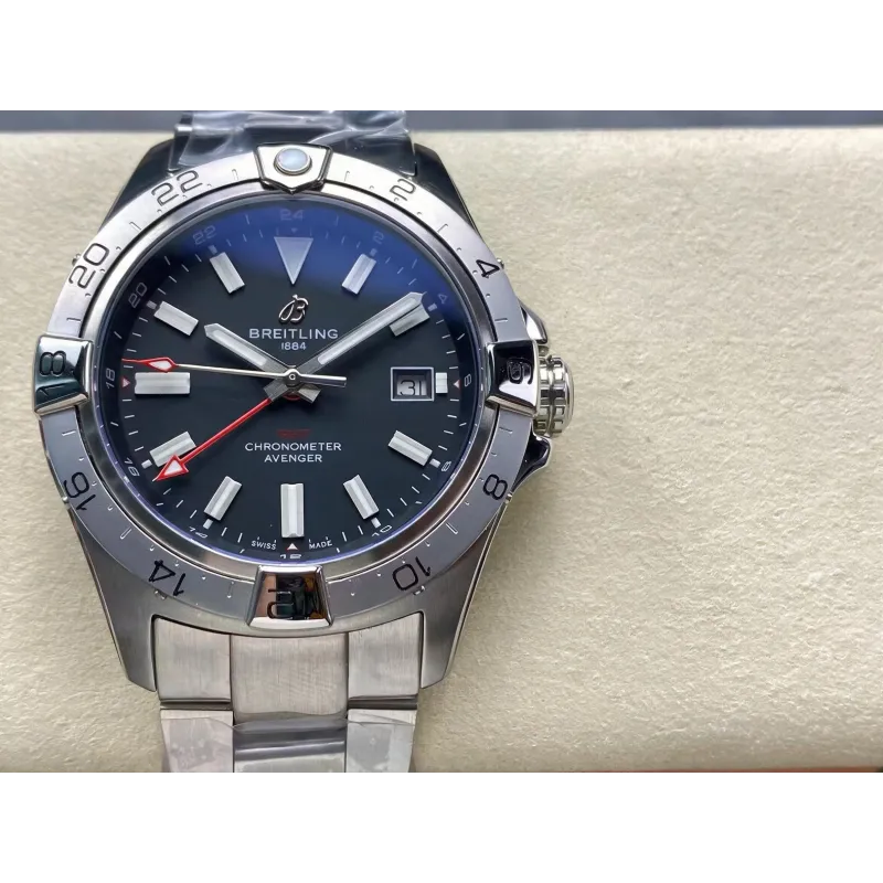 Breitling Avenger A32320101B1A1 Replica - Black Dial Fluted Bezel