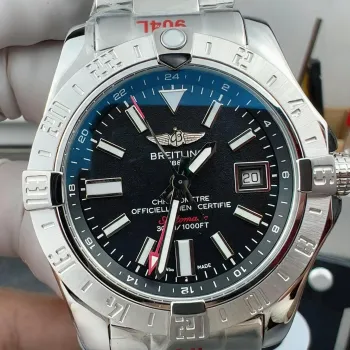 Breitling Avenger A32390111B1A1 Replica - Black Dial Fluted Bezel