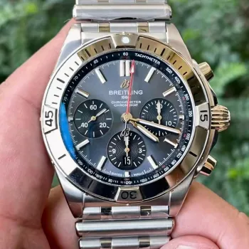 Breitling Chronomat EB0134101M1E1 Replica - Grey Dial Fluted Bezel