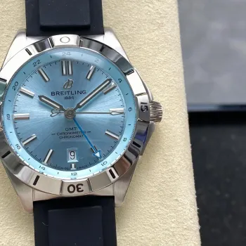 Breitling Chronomat P32398101C1S1 Replica - Ice Blue Dial Fluted Bezel