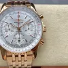 Breitling Navitimer RB0139211G1R1 Replica - Silver Dial Fluted Bezel