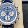 Breitling Navitimer AB01396A1C1P1 Replica - Mother-of-Pearl Dial Fluted Bezel