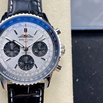Breitling Navitimer AB0138241G1P1 Replica - Grey Dial Fluted Bezel