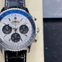 Breitling Navitimer AB0138241G1P1 Replica - Grey Dial Fluted Bezel