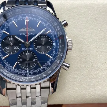 Breitling Navitimer AB0139241C1A1 Replica - Blue Dial Fluted Bezel