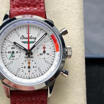 Breitling Top Time B01 Chronograph Ford Mustang AB0176A71A1X1 Replica - White Dial