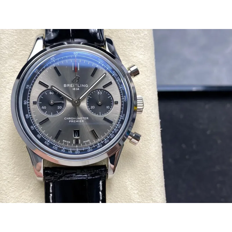 Breitling Premier AB0118221B1P1 Replica - Anthracite Dial Stainless Steel