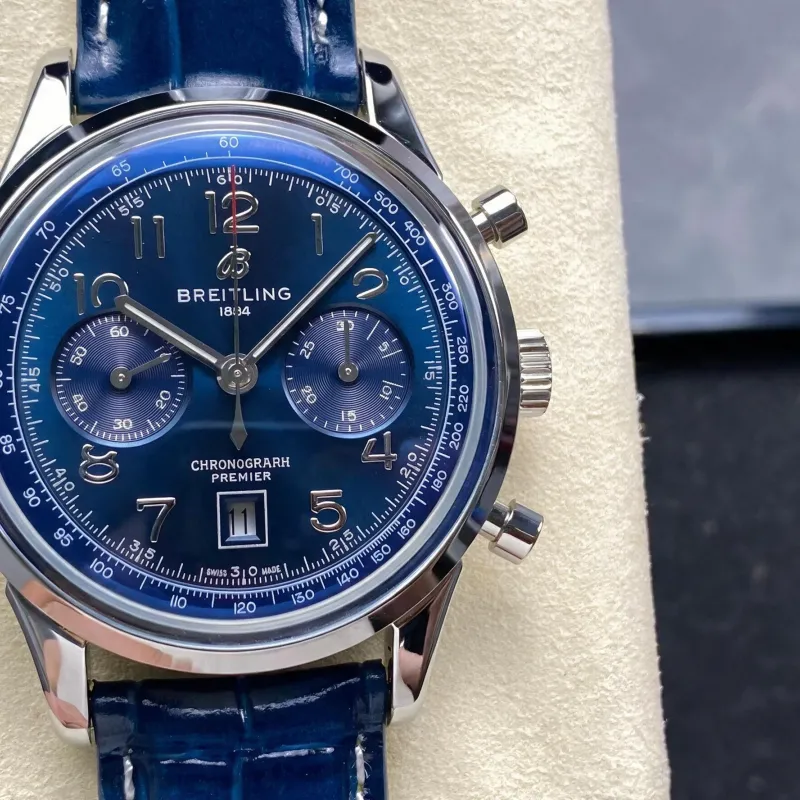 Breitling Premier AB0145171C1P2 Replica - Blue Dial Stainless Steel