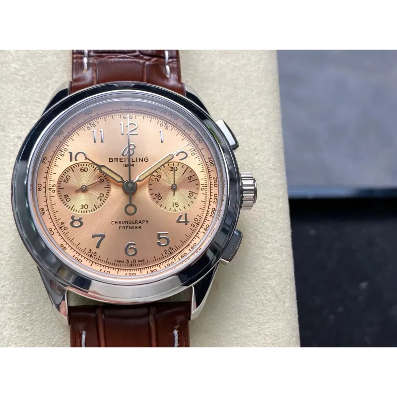 Breitling Premier B09 Chronograph 40 Champagne AB0930F51H1P1 Replica - Champagne Dial