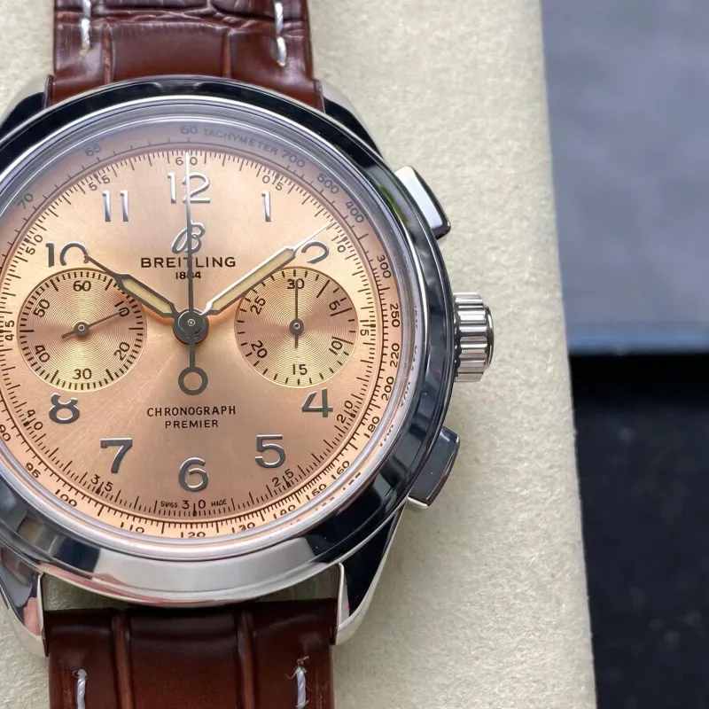 Breitling Premier B09 Chronograph 40 Champagne AB0930F51H1P1 Replica - Champagne Dial