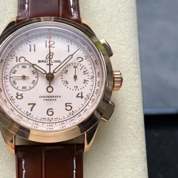 Breitling Premier B09 Chronograph 40 Rose Gold RB0930371G1P1 Replica - Silver Dial