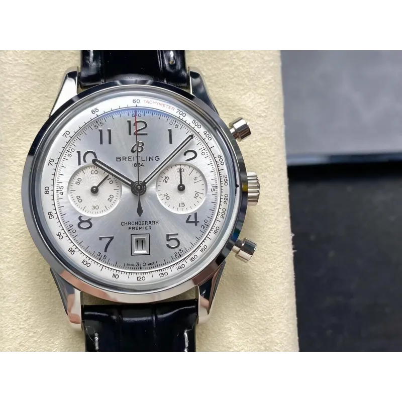 Breitling Premier AB0930371G1P1 Replica - Silver Dial Stainless Steel