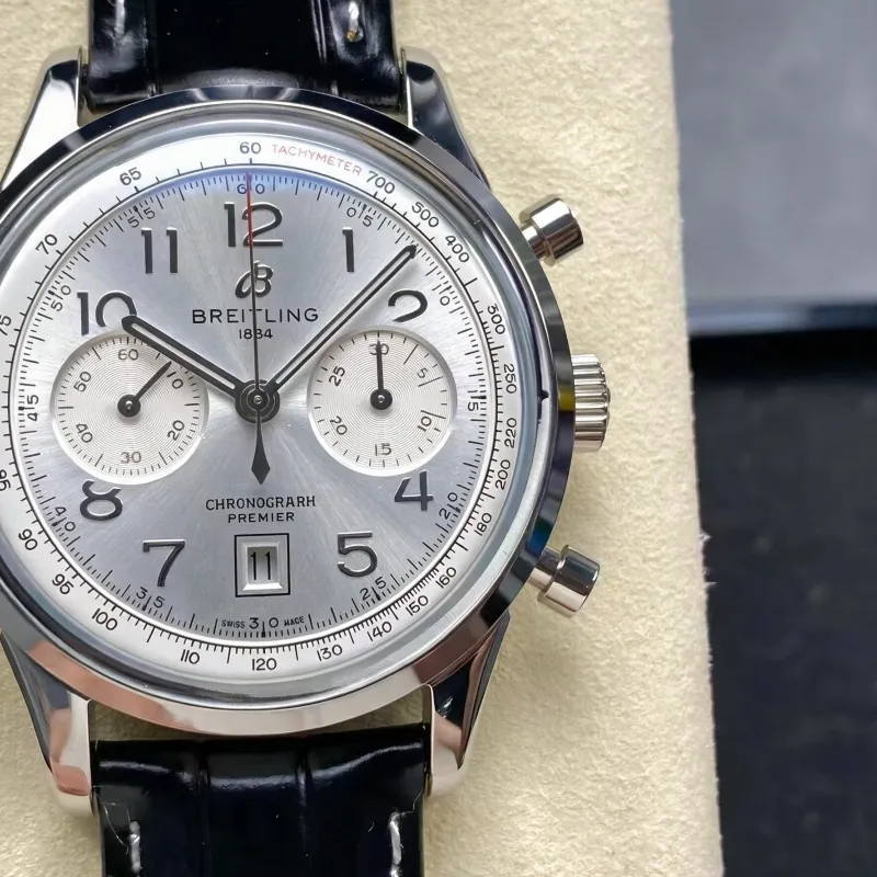 Breitling Premier AB0930371G1P1 Replica - Silver Dial Stainless Steel