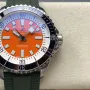 Breitling ocean 42 A173751A1O1S1 Replica - Orange Dial Rubber Strap
