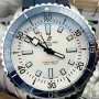 Breitling ocean A17375E71G1S1 Replica - Silver Dial Fluted Bezel