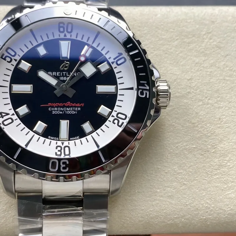 Breitling ocean A17376211B1A1 Replica - Black Dial Stainless Steel