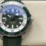Breitling ocean 42 A17375A31L1S1 Replica - Green Dial Rubber Strap