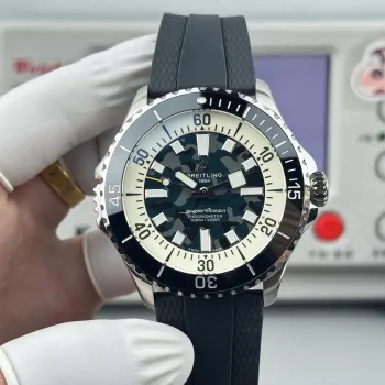 Breitling ocean E10379351B1S1 Replica - Blue Dial Rubber Strap