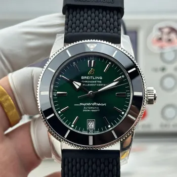 Breitling ocean Heritage AB2010121L1S1 Replica - Green Dial Rubber Strap