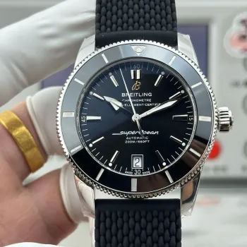 Breitling ocean Heritage AB201012 Replica - Black Dial Rubber Strap