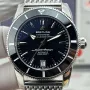 Breitling ocean Heritage AB2010121B1A1 Replica - Black Dial Milanese Mesh