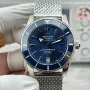 Breitling ocean Heritage Style AB2010161C1A1 Replica - Blue Dial Milanese Mesh
