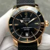 Breitling ocean RB2010121B1S1 Replica - Black Dial Fluted Bezel