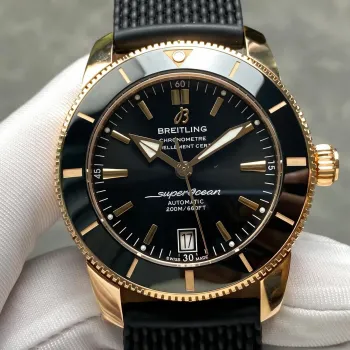 Breitling ocean RB2010121B1S1 Replica - Black Dial Fluted Bezel