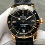 Breitling ocean RB2010121B1S1 Replica - Black Dial Fluted Bezel