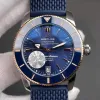 Breitling ocean UB3112161C1S1 Replica - Blue Dial Fluted Bezel