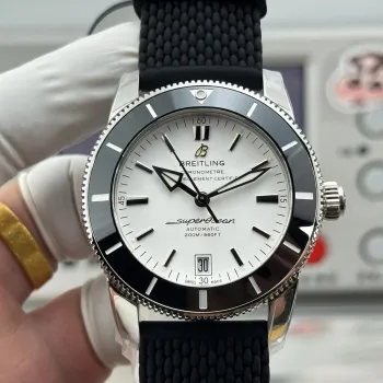 Breitling ocean Heritage AB201012 Replica - Silver Dial Milanese Mesh