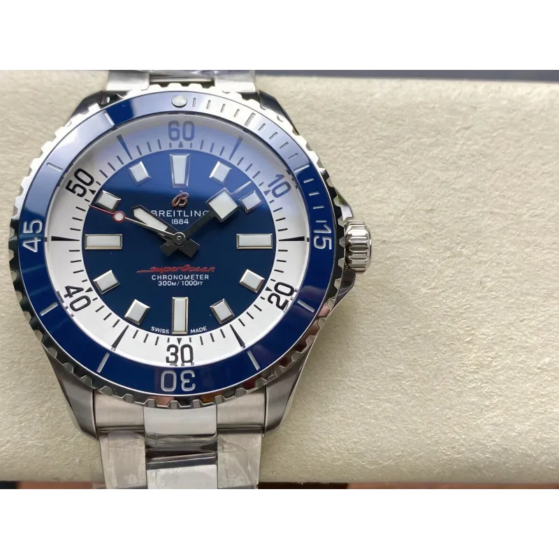 Breitling ocean A17375E71C1A1 Replica - Blue Dial Stainless Steel