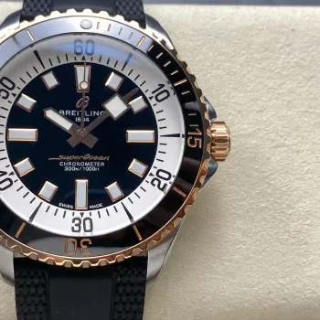 Breitling ocean Automatic 42 U17375211B1S1 Replica - Black Dial Two-Tone