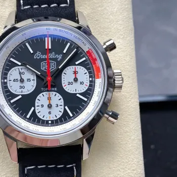 Breitling Top Time B01 Deus AB01765A1B1X1 Replica - Black Dial Stainless Steel