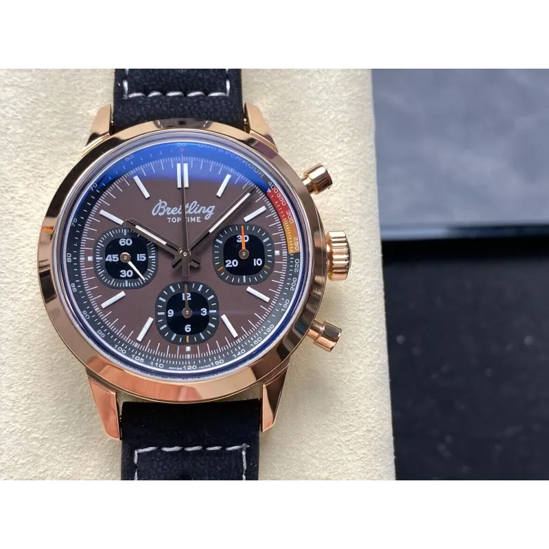 Breitling Top Time B01 Chronograph RB01761A1Q1X1 Replica - Brown Dial