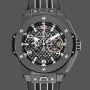 Hublot Big Bang Ferrari 401.FX.1123.VR Replica - Leather Strap Ceramic