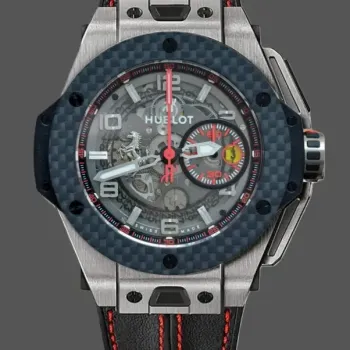 Hublot Big Bang Ferrari 401.NX.0123.VR Replica - Leather Strap Titanium