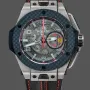 Hublot Big Bang Ferrari 401.NX.0123.VR Replica - Leather Strap Titanium