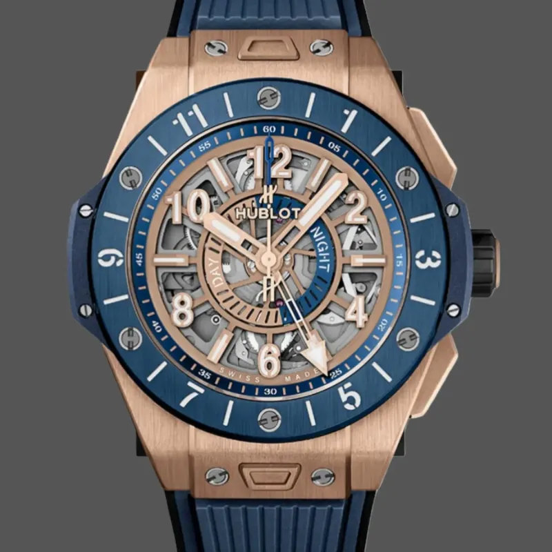 Hublot Big Bang 471.OL.7128.RX Replica - Rubber Strap Rose Gold