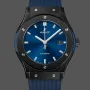 Hublot Classic Fusion Ceramic 542.CM.7170.RX Replica - Blue Dial Rubber Strap